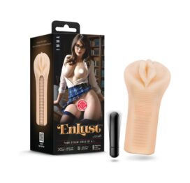 EnLust Emma AI Pocket Pussy Stroker Vibrating Beige