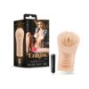 EnLust Georgia AI Pocket Pussy Stroker Vibrating Beige, Blush
