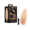 EnLust Sabrina AI Pocket Pussy Stroker w/Bullet Vibe Beige