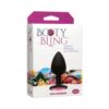 Booty Bling Silicone Butt Plug Small Pink/Black, Doc Johnson