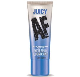 Juicy AF Water Based Lubricant Blue Raspberry 2oz (60ml)