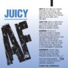 Juicy AF Water Based Lubricant Blue Raspberry 2oz (60ml)