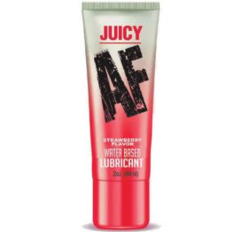Juicy AF Water Based Lubricant Strawberry 2oz (60ml)
