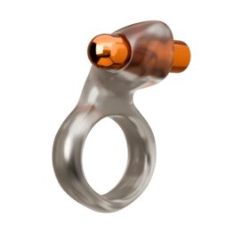 Stay Hard Vibrating Cock Ring Set w/Sleeve 2 Clear, Blush