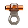Stay Hard Vibrating Cock Ring Set w/Sleeve 2 Clear, Blush