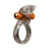 Stay Hard Vibrating Cock Ring Set w/Sleeve 4 Clear, Blush