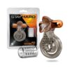 Stay Hard Vibrating Cock Ring Set w/Sleeve 5 Clear, Blush