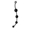 Anal Adventures X-Large Anal Beads Silicone Black, Blush