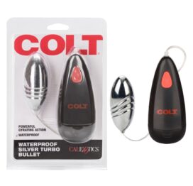 Colt Waterproof Silver Turbo Bullet Vibrator, CalExotics