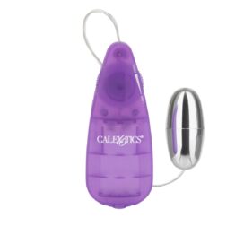 Slim Teardrop Bullet Vibrator Purple, CalExotics