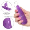 Slim Teardrop Bullet Vibrator Purple, CalExotics