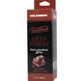 GoodHead Deep Throat Spray Double Chocolate 2oz, Doc Johnson