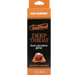 GoodHead Deep Throat Spray Salted Caramel 2oz, Doc Johnson