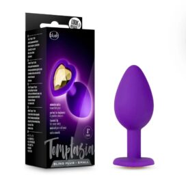 Temptasia Bling Anal Plug Small Purple Silicone, Blush