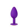 Temptasia Bling Anal Plug Small Purple Silicone, Blush