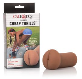 Cheap Thrills The Roller Girl Ass Stroker Brown, CalExotics